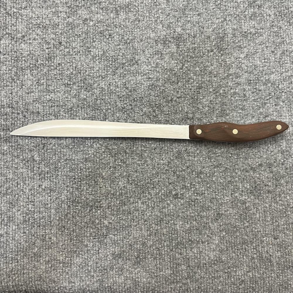 Cutco 23 Slicing Knife Wood Handle USA Made 14" Carving Chef Collectible - Picture 2 of 7